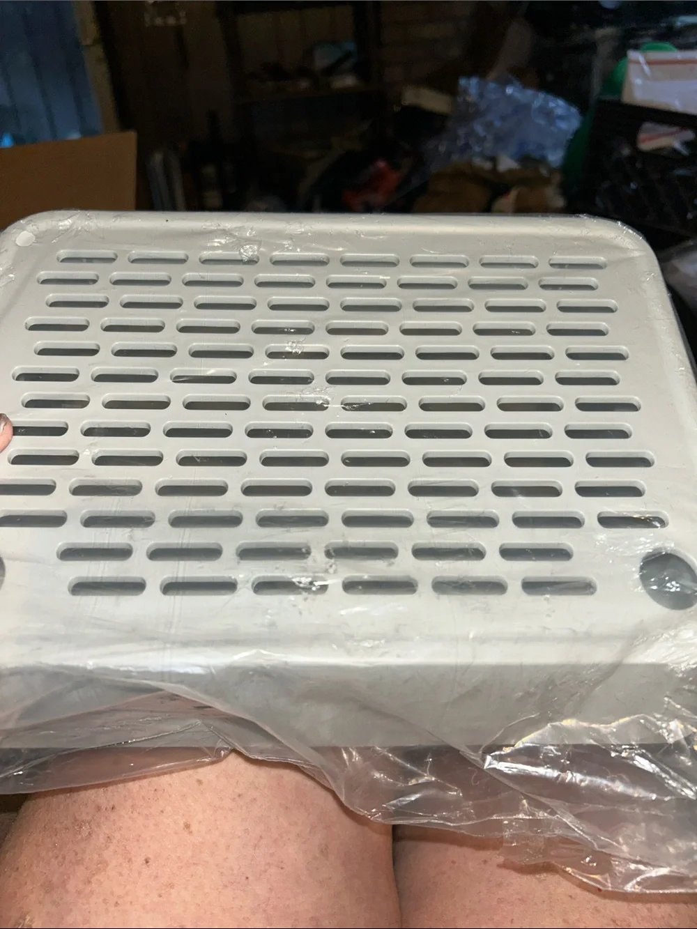 Cat litter box step